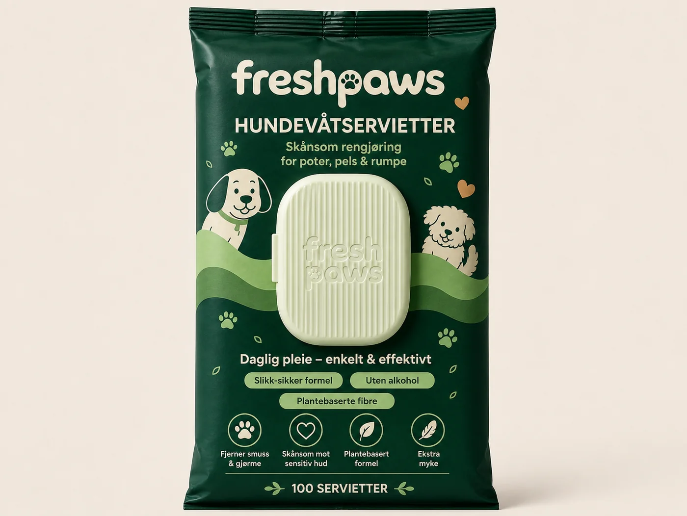 FreshPaws hundevåtservietter